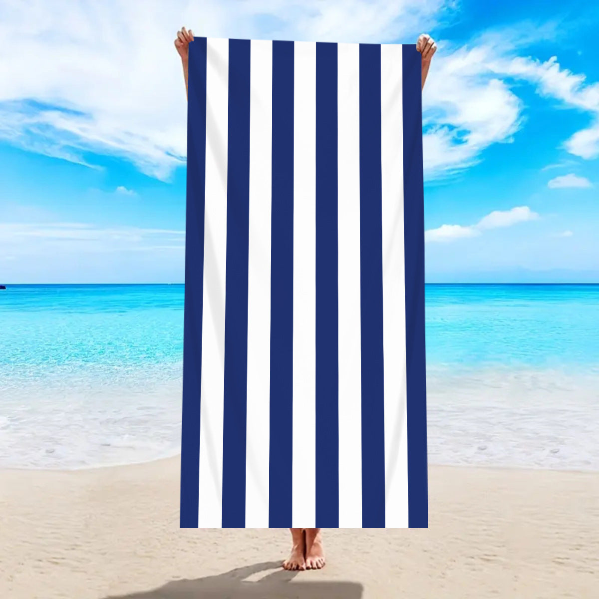 Printed Microfiber Beach Bath Towel
