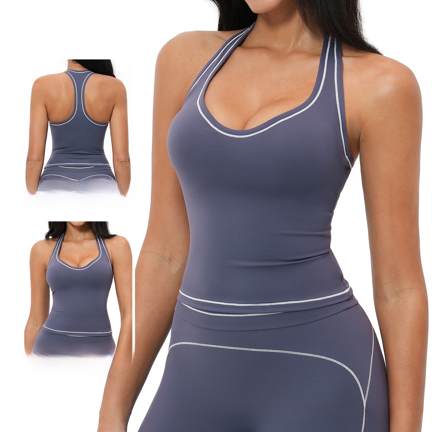Womens Racerback Yoga Tank Top