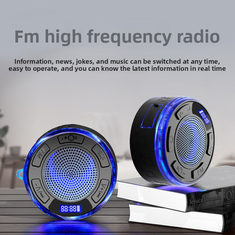 Bluetooth speaker with waterproof feature for bathrooms