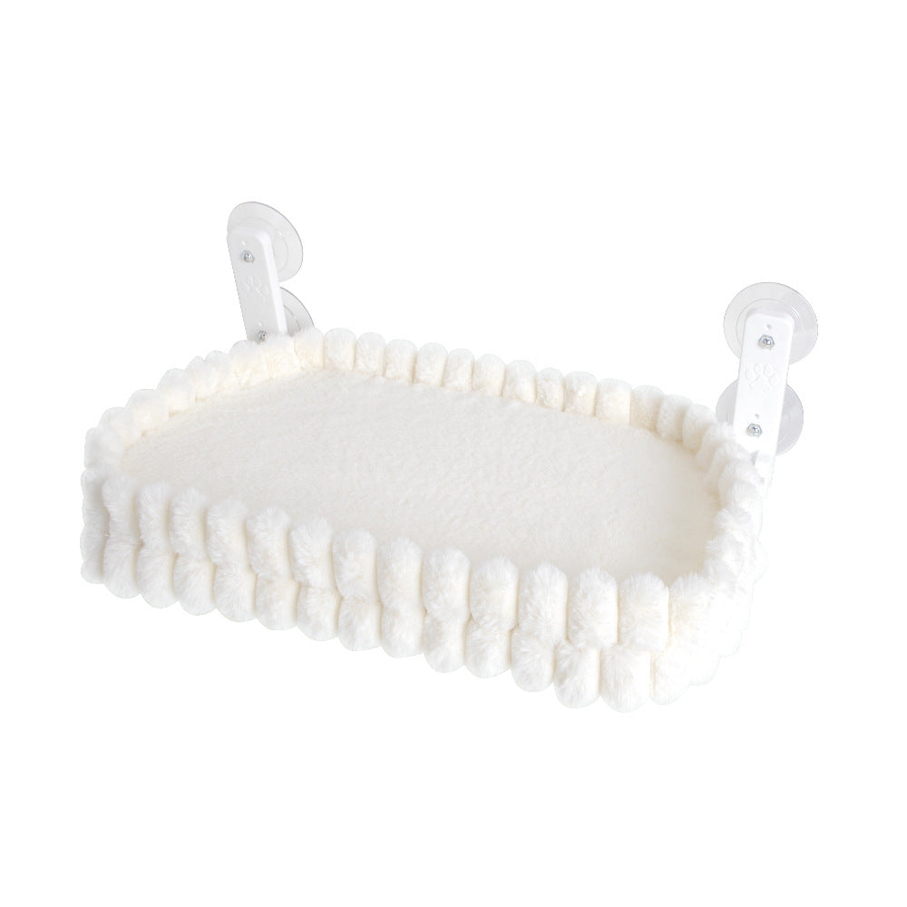Foldable Double-Sided Cat Hammock with Suction Cups