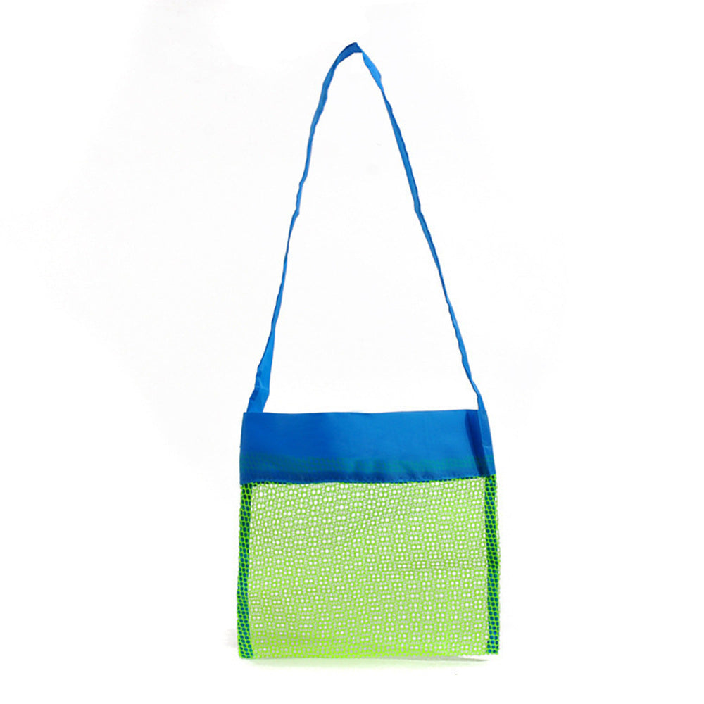 Mesh Beach Toy Storage Bag with Dual Shoulder Straps