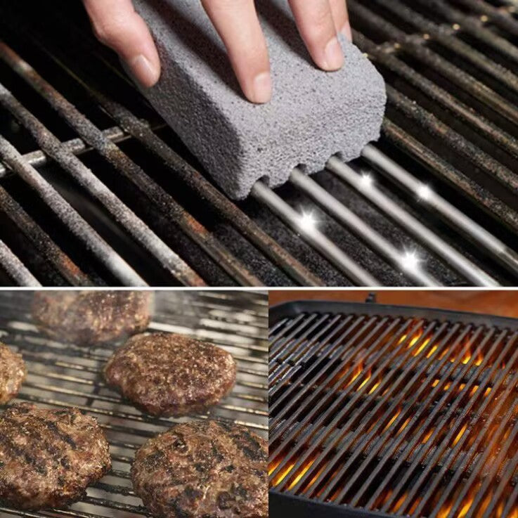 Home outdoor barbecue simple cleaning brick baking pan tools