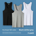 Men's Cotton Ribbed Tank Top Undershirts