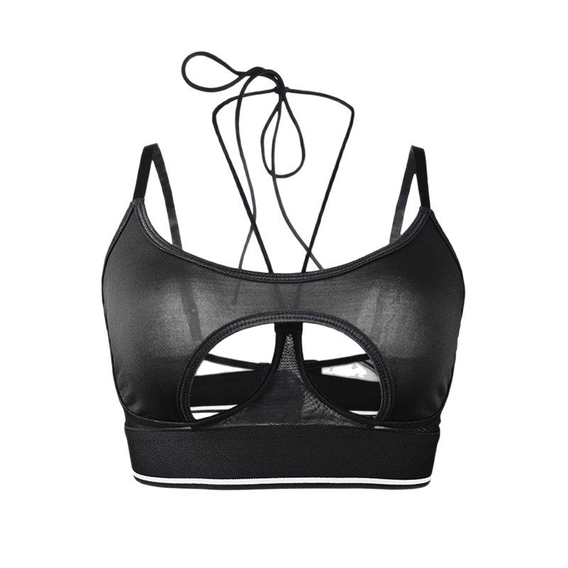 Women's black tank top-style underwear