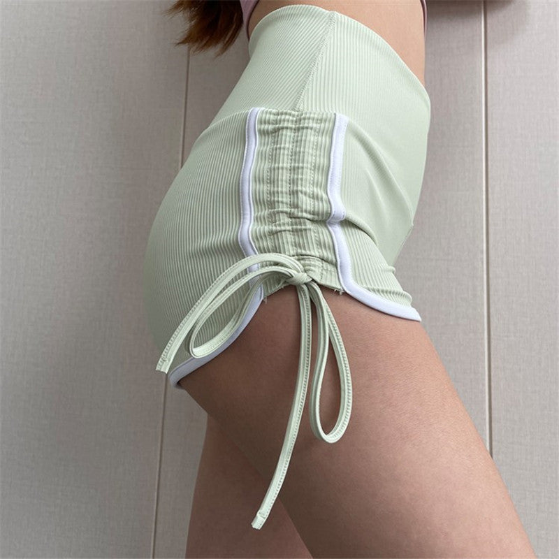 Tight Sexy Drawstring Sports Shorts