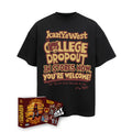 Kanye West Dropout Bear Print Cotton T-Shirt