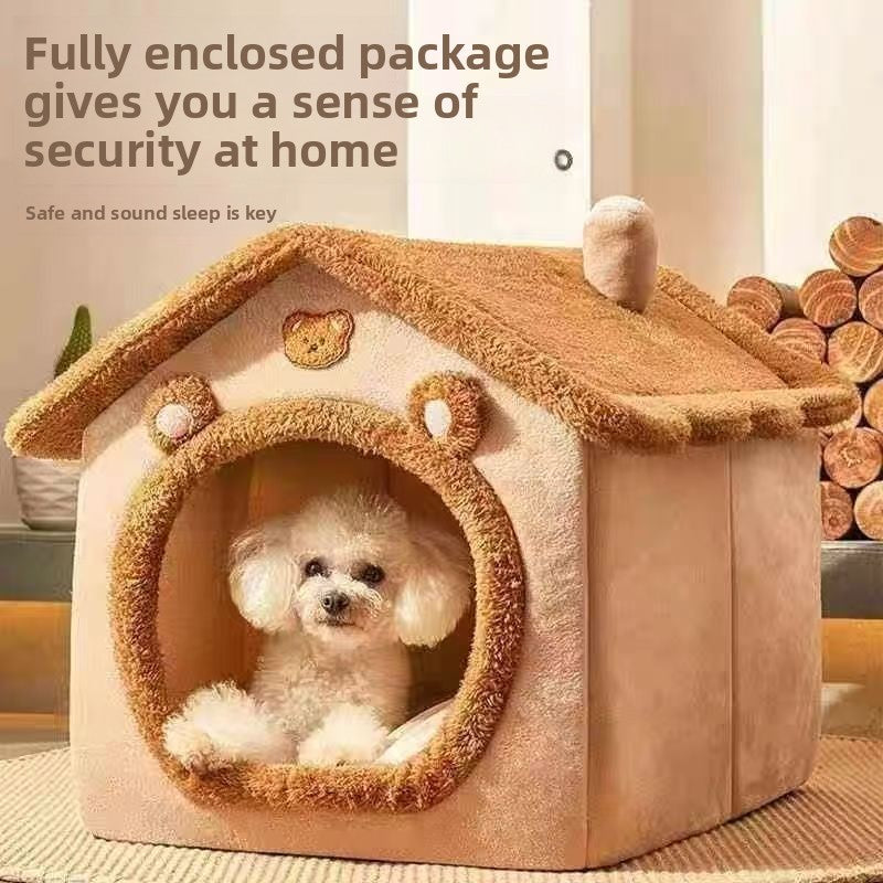 Closed Warm Pet House