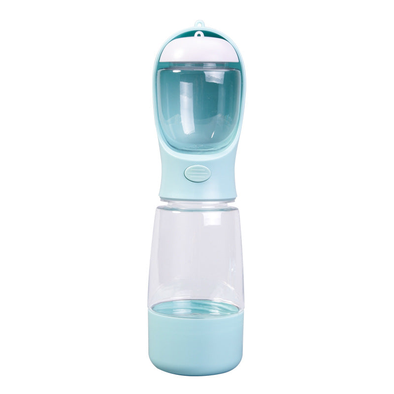 Portable Pet Outdoor Water Dispenser with Trash Box